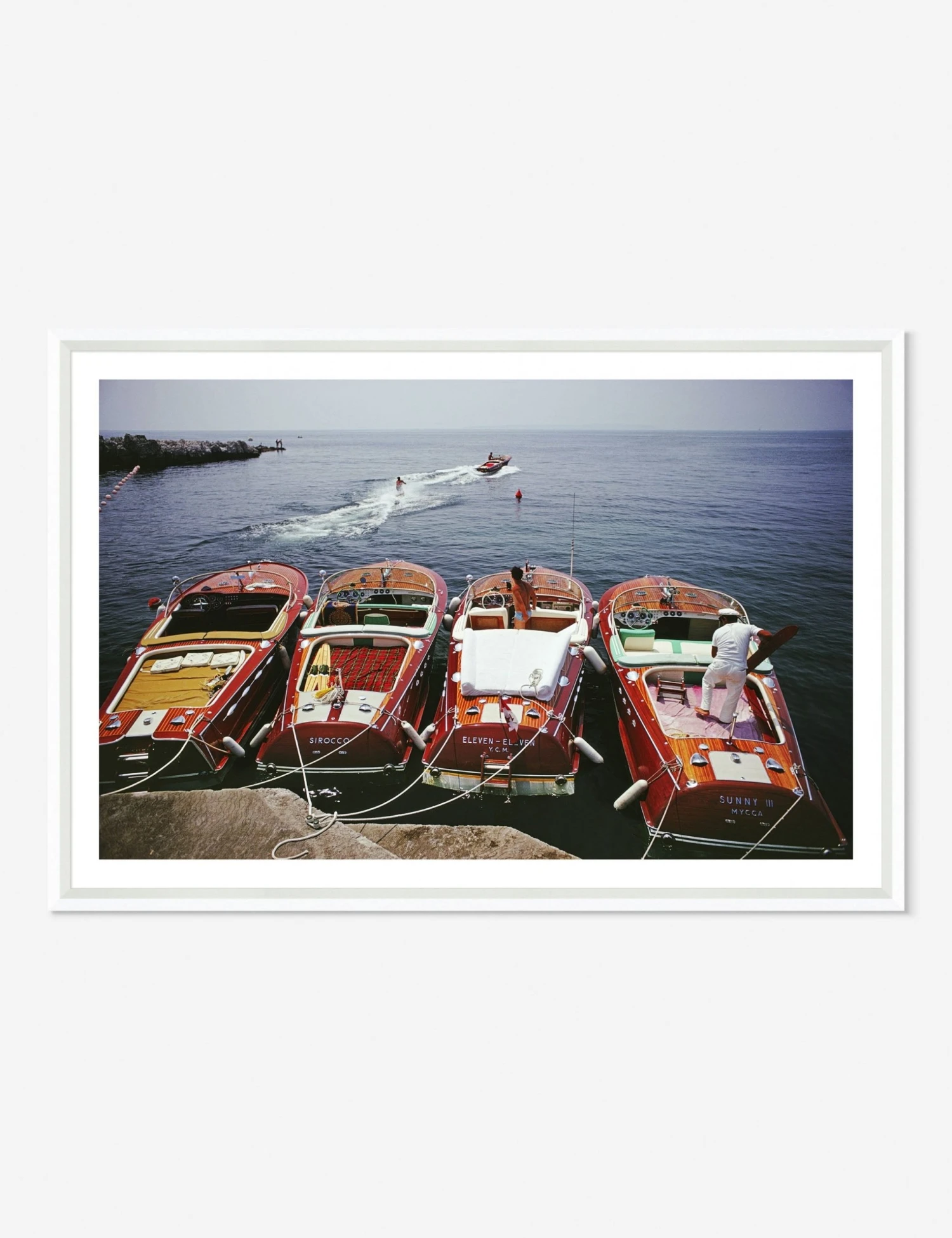 Lulu And Georgia Slim Aarons By Getty Images Gallery 'Waterskiing From The Hotel Du Cap-Eden-Roc' Photography Print 4 Lulu And Georgia Slim Aarons By Getty Images Gallery 'Waterskiing From The Hotel Du Cap-Eden-Roc' Photography Print