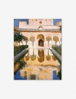 Lulu And Georgia 'Hall Of The Ambassadors, Alhambra, Granada' Wall Art By Joaquin Sorolla Y Bastida Walls