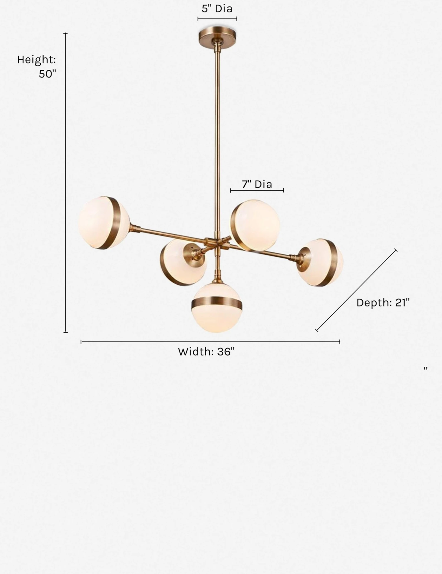 Lulu And Georgia Lighting Jax Chandelier 5 Lulu And Georgia Lighting Jax Chandelier