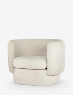 Lulu And Georgia Zaha Accent Chair Curved + Rounded