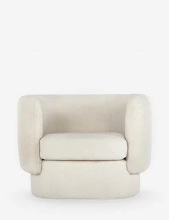 Lulu And Georgia Zaha Accent Chair Curved + Rounded