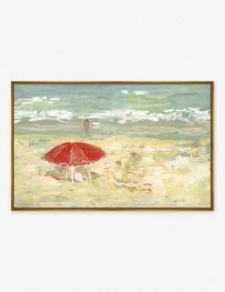 Lulu And Georgia 'Beach Umbrella, Parivolia' Print Walls