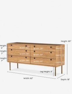 Lulu And Georgia Karma 6-Drawer Dresser Furniture