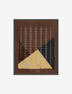 Lulu And Georgia 'Kimono Stencil 1 Cream' Wall Art By ZBC House