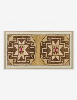 Lulu And Georgia Leyah Vintage Textile Wall Art Earth Tones