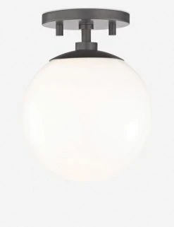 Lulu And Georgia Curved + Rounded Lia Semi-Flush Mount Light