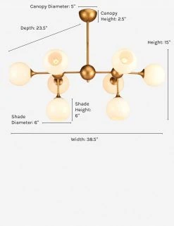 Lulu And Georgia Linna Chandelier 7 Lulu And Georgia Linna Chandelier