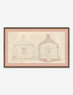Lulu And Georgia 'Garden House Study' Print