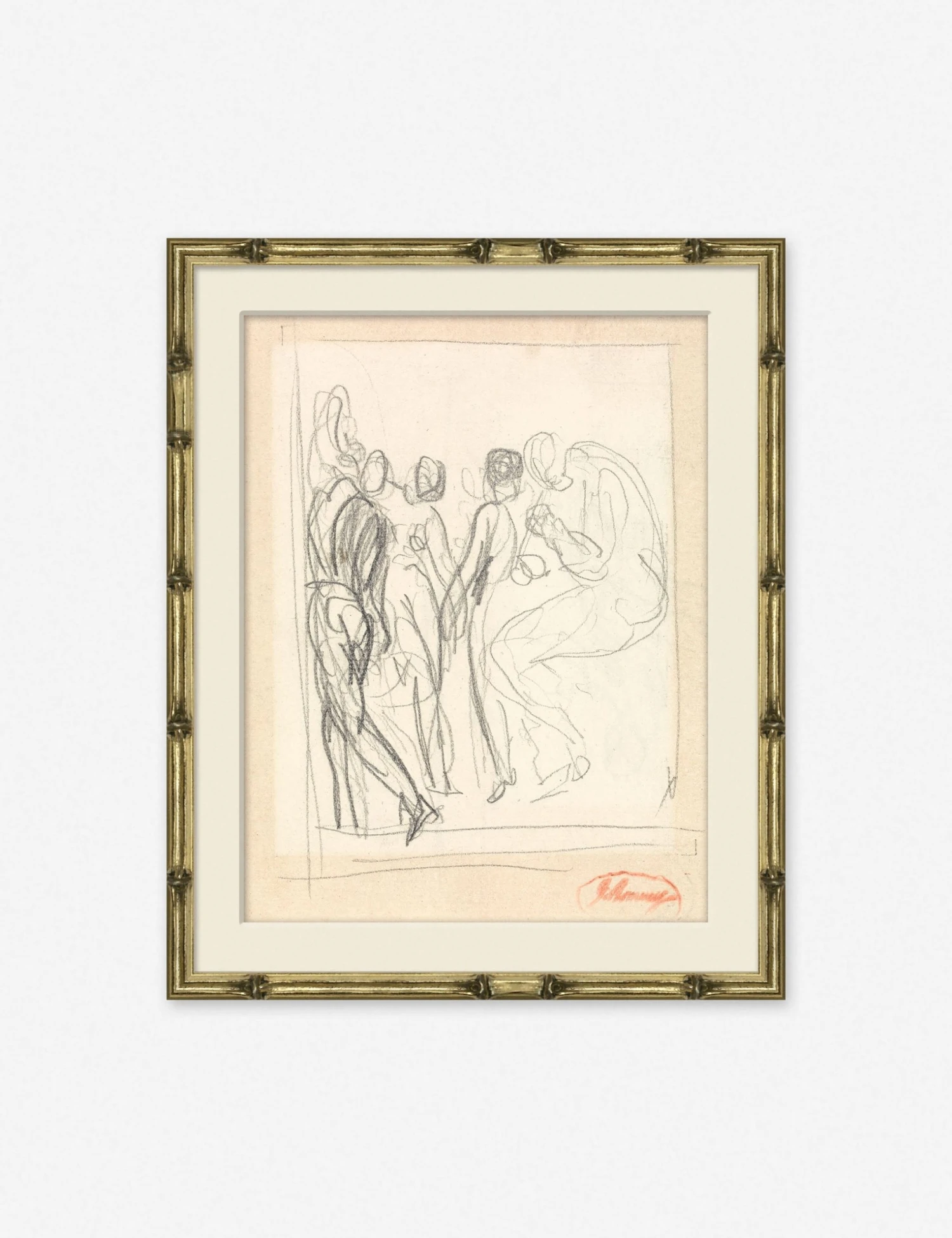 Lulu And Georgia Walls 'Figure Sketch' Print 3 Lulu And Georgia Walls 'Figure Sketch' Print