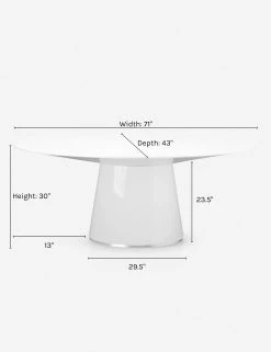 Lulu And Georgia Magar Oval Dining Table 11 Lulu And Georgia Magar Oval Dining Table