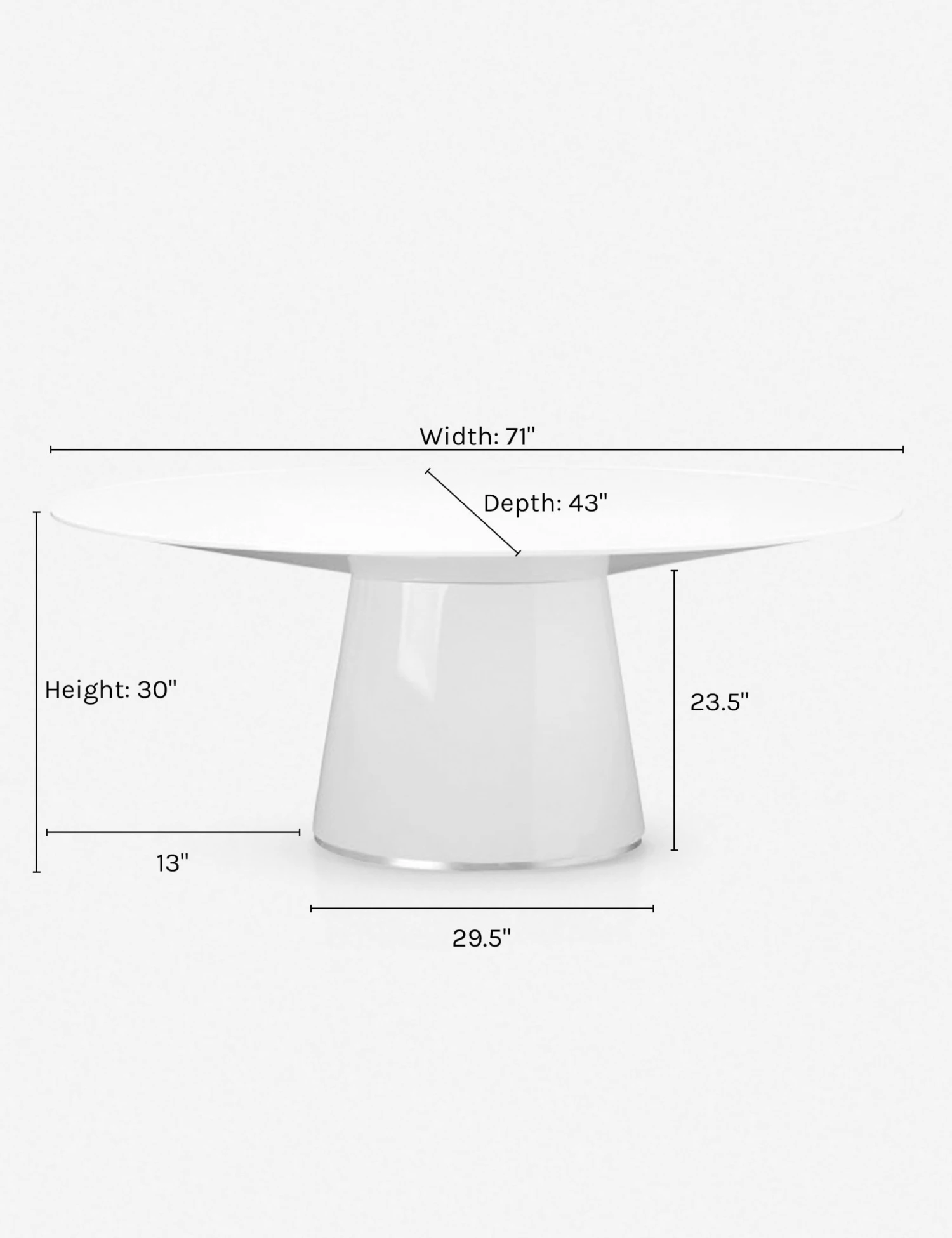Lulu And Georgia Magar Oval Dining Table 7 Lulu And Georgia Magar Oval Dining Table
