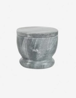 Lulu And Georgia Marble Lidded Cellar
