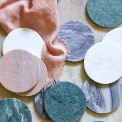 Lulu And Georgia Malene Barnett Kindred Collection Modernist Coaster (Set Of 4)