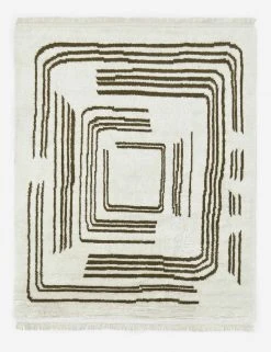 Lulu And Georgia Earth Maze Moroccan Shag Rug By Élan Byrd Élan Byrd Collection