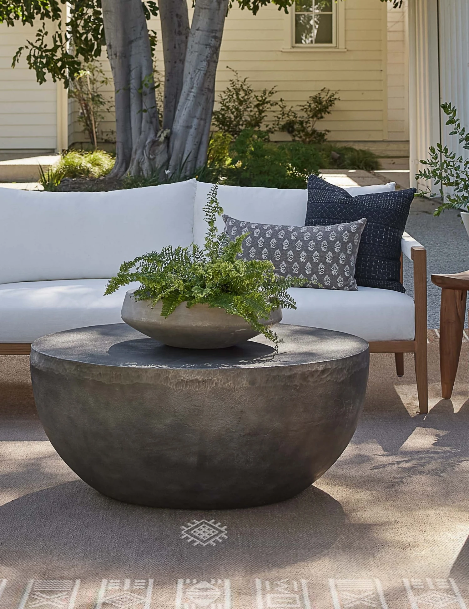 Lulu And Georgia Outdoor Collection Ohana Indoor / Outdoor Round Coffee Table 4 Lulu And Georgia Outdoor Collection Ohana Indoor / Outdoor Round Coffee Table