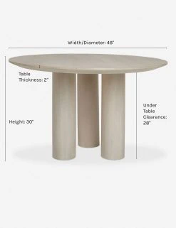 Lulu And Georgia Mojave Round Dining Table 21 Lulu And Georgia Mojave Round Dining Table