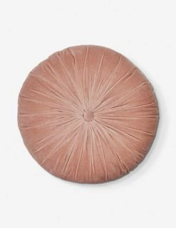 Lulu And Georgia Monroe Velvet Round Pillow Curved + Rounded