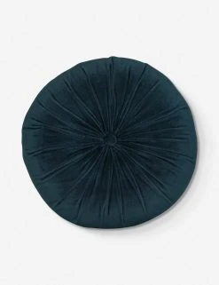 Lulu And Georgia Monroe Velvet Round Pillow Curved + Rounded