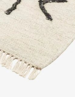 Lulu And Georgia Moroccan Flatweave Rug, Black And Natural By Sarah Sherman Samuel Sarah Sherman Samuel Collection