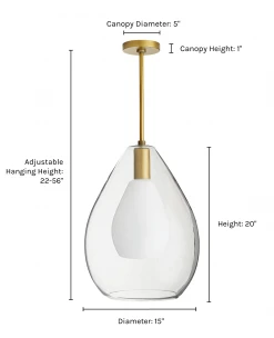 Lulu And Georgia Arteriors Nala Indoor / Outdoor Pendant Light 17 Lulu And Georgia Arteriors Nala Indoor / Outdoor Pendant Light