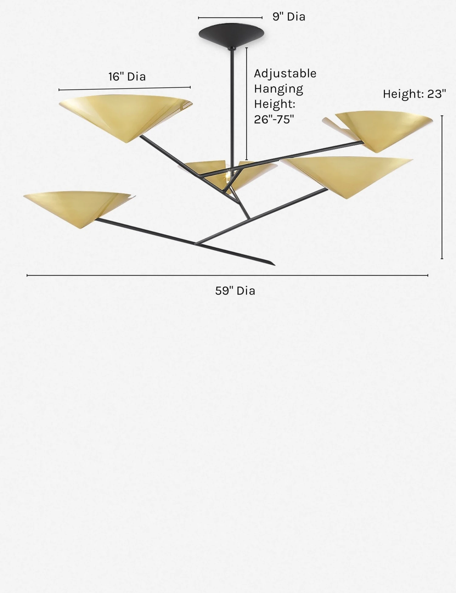 Lulu And Georgia Nari Chandelier 8 Lulu And Georgia Nari Chandelier