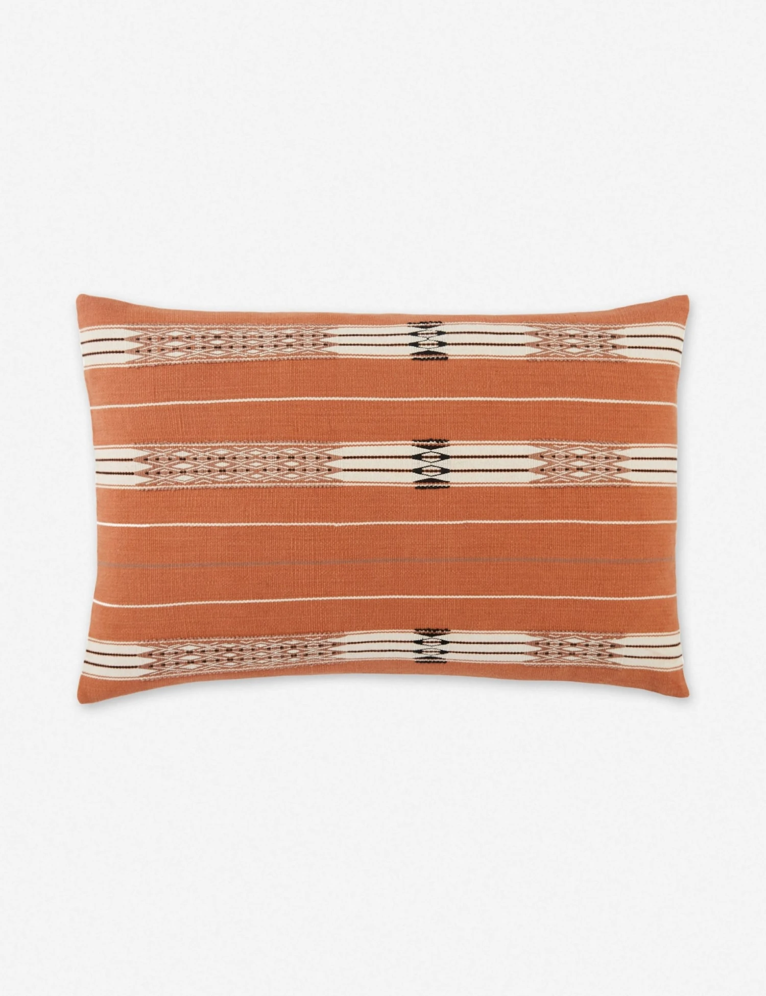 Lulu And Georgia Malva Lumbar Pillow, Rust Pillows + Throws 3 Lulu And Georgia Malva Lumbar Pillow, Rust Pillows + Throws