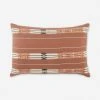 Lulu And Georgia Malva Lumbar Pillow, Brick 2 Lulu And Georgia Malva Lumbar Pillow, Brick