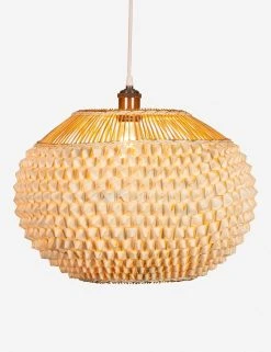 Lulu And Georgia Cachae Round Pendant Light Earth Tones