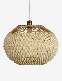 Lulu And Georgia Cachae Round Pendant Light Earth Tones
