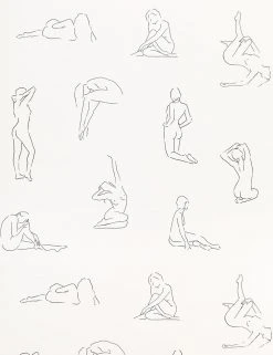 Lulu And Georgia Minimalist Nude Wallpaper