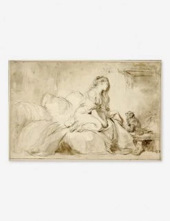 Lulu And Georgia 'Oh! IF Only He Were As Faithful To Me' Wall Art By Jean-Honoré Fragonard, Original Work Held By The J. Paul Getty Museum Earth Tones 7 Lulu And Georgia 'Oh! IF Only He Were As Faithful To Me' Wall Art By Jean-Honoré Fragonard, Original Work Held By The J. Paul Getty Museum Earth Tones