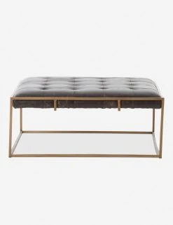 Lulu And Georgia Furniture Olwina Square Leather Coffee Table