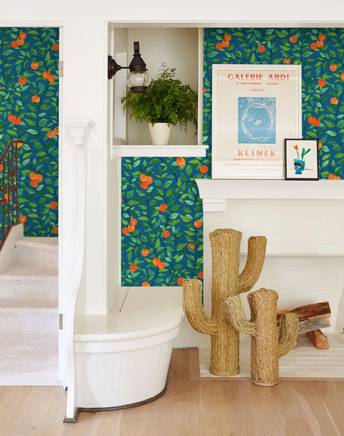 Lulu And Georgia Orange Crush Wallpaper By Nathan Turner Walls 4 Lulu And Georgia Orange Crush Wallpaper By Nathan Turner Walls