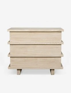 Lulu And Georgia Corliss 3-Drawer Dresser, White Wash Furniture