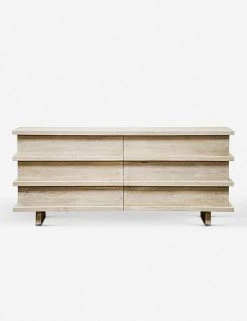Lulu And Georgia Furniture Corliss 6-Drawer Dresser, White Wash