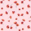 Lulu And Georgia Poppy Wallpaper By Nathan Turner, Pink 1 Lulu And Georgia Poppy Wallpaper By Nathan Turner, Pink