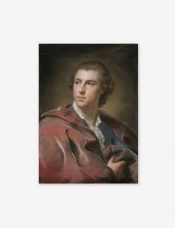 Lulu And Georgia 'Portrait Of William Burton Conyngham' Wall Art By Anton Raphael Mengs Earth Tones