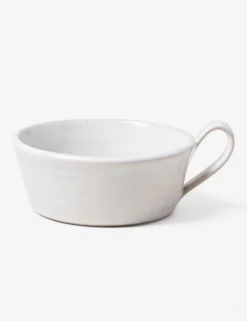 Lulu And Georgia Kitchen + Dining Silo Soup Mug, White By Farmhouse Pottery