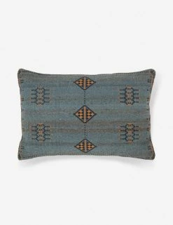 Lulu And Georgia Indigo Lumbar Pillow Malene Barnett Kindred Collection