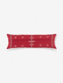 Lulu And Georgia Scarlet Long Lumbar Pillow