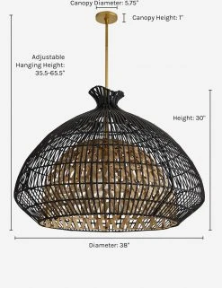 Lulu And Georgia Arteriors Rimini Pendant Light Sculptural