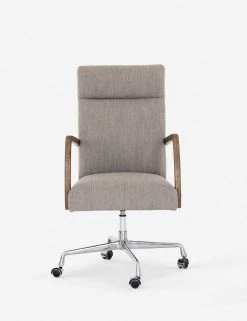 Lulu And Georgia Bouclé + Textural Fabric Camden Office Chair