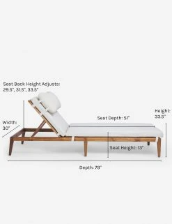 Lulu And Georgia Rosen Indoor / Outdoor Chaise 29 Lulu And Georgia Rosen Indoor / Outdoor Chaise