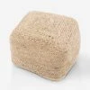 Lulu And Georgia Patan Square Pouf, Natural 2 Lulu And Georgia Patan Square Pouf, Natural