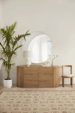 Lulu And Georgia Saba Round Mirror