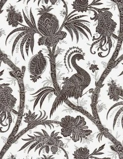 Lulu And Georgia Scalamandre Balinese Peacock Wallpaper