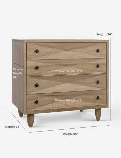 Lulu And Georgia Sen 4-Drawer Dresser