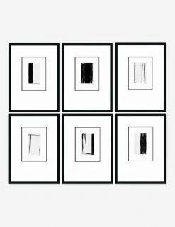 Lulu And Georgia 'Monochrome Moment' Prints (Set Of 6)