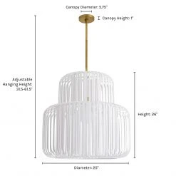 Lulu And Georgia Lighting Arteriors Shae Pendant Light 15 Lulu And Georgia Lighting Arteriors Shae Pendant Light