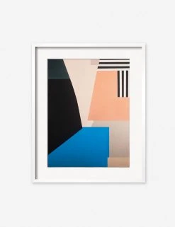 Lulu And Georgia 'White Wood 2' Print By Sarah White